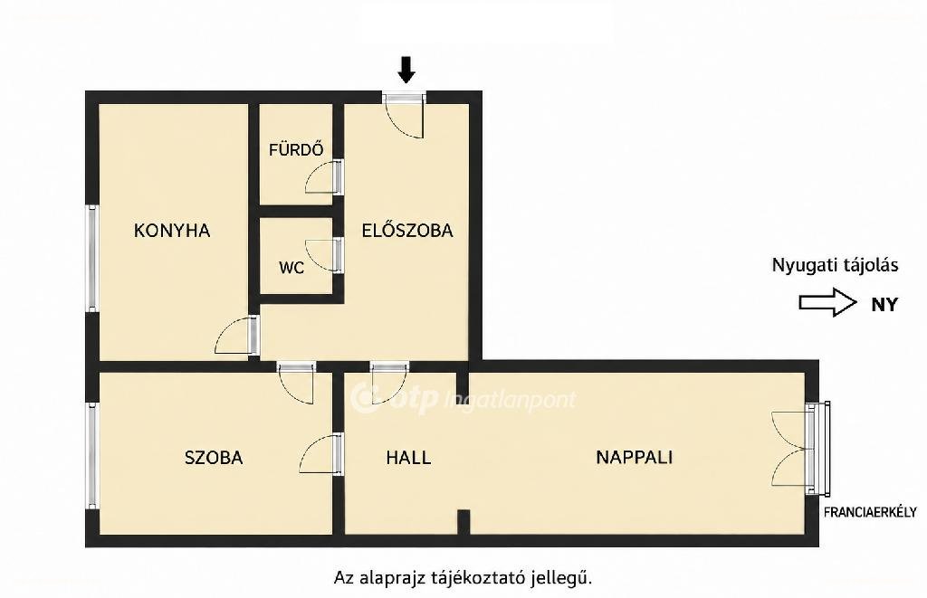 Lakás · 2 hálószoba · 53 m² · 66.900.000 Ft