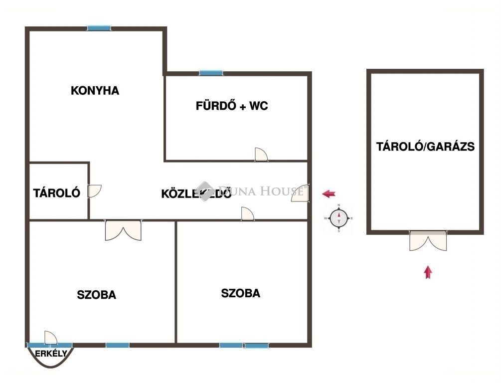 2 bed · 68m² · Lakás · 54.900.000 ft