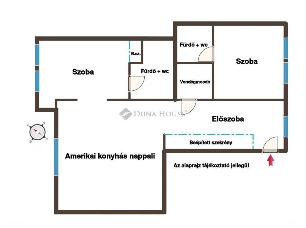 3 bed · 89m² · Lakás · 229.900.000 ft
