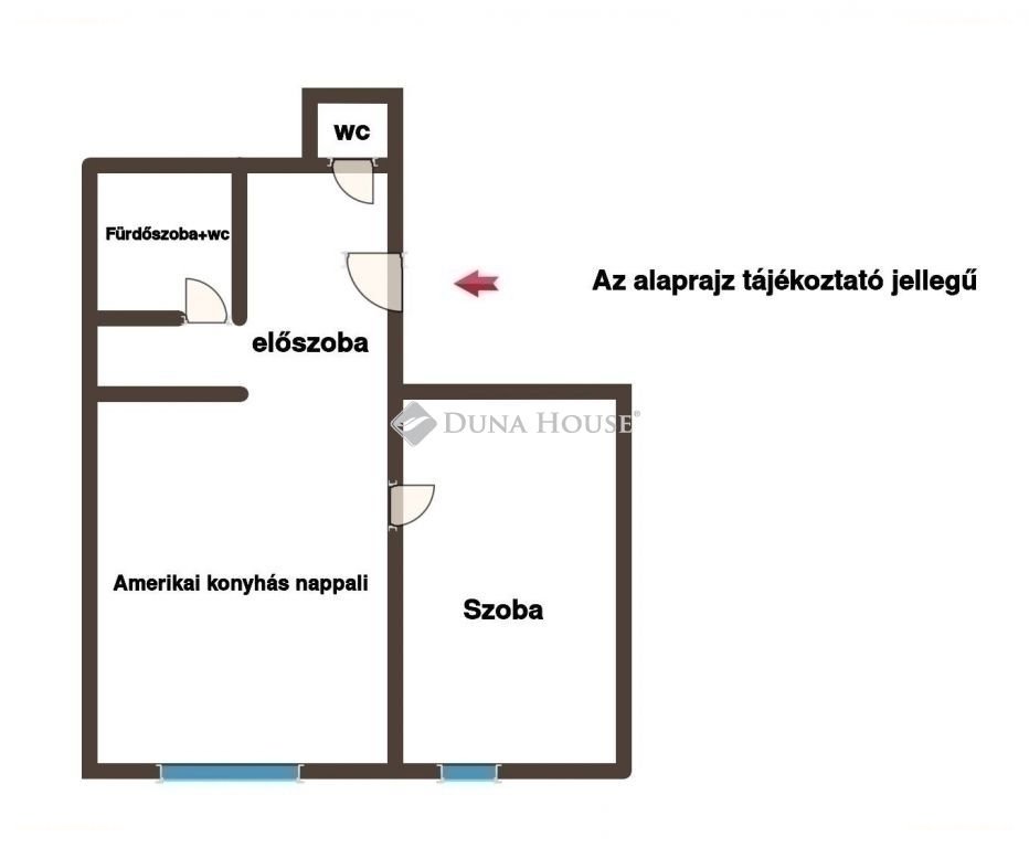2 bed · 56m² · Lakás · 63.900.000 ft