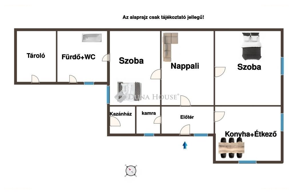 3 bed · 65m² · Családi ház · 29.500.000 ft