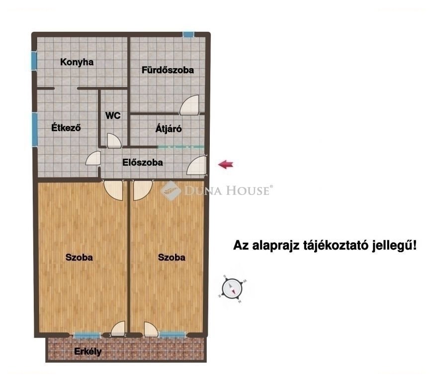2 bed · 54m² · Lakás · 87.000.000 ft